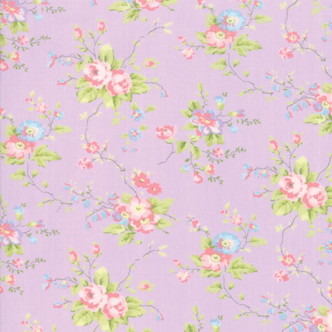 Finnegan - Finnegan Floral Lilac - 3 Cut FQs