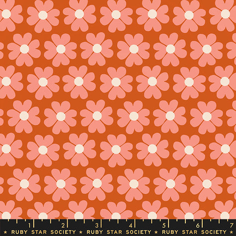 Ruby Star Society - Unruly Nature - Heart Flowers Pecan