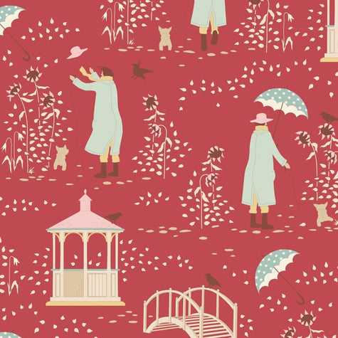 Windy Days by Tilda - Windy Walk Red