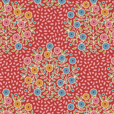 Pie In The Sky by Tilda - *Fat Quarter Bundle Red Pink - 5 FQs*