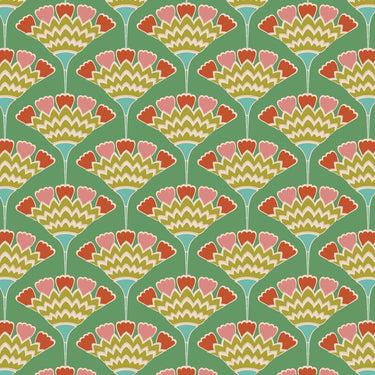 Pie In The Sky by Tilda - *Fat Quarter Bundle Pine Green - 5 FQs*