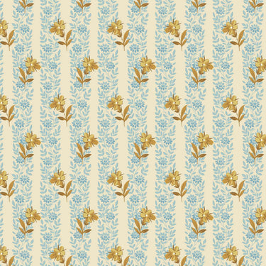 Beach House by Laundry Basket Quilts - Blue Poppy Sand