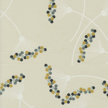 Shimmer by Zen Chic - Blossom Ecru Metallic