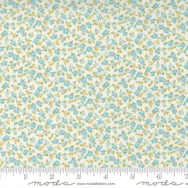 Cottage Linen Closet - Tossed Small Floral Linen Sea Glass