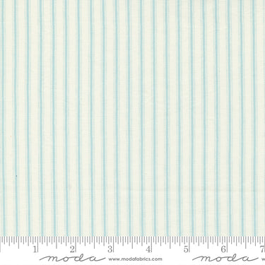 Cottage Linen Closet - Ticking Stripe Sea Glass