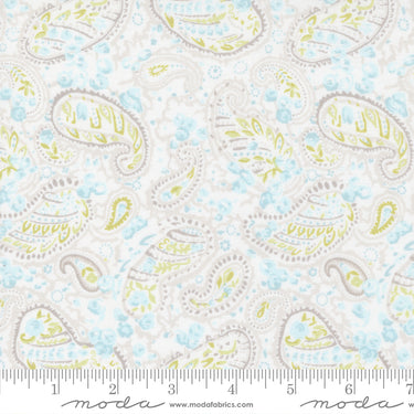 The Shores - Paisley Linen White