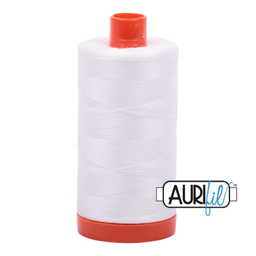 Aurifil 1300m 50wt - 2021 Natural White