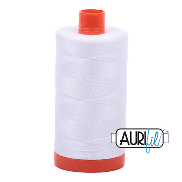 Aurifil 1300m 50wt - 2024 White