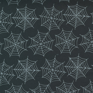 Holiday Essentials - Halloween - Spiderwebs Midnight - 3 Cut FQs