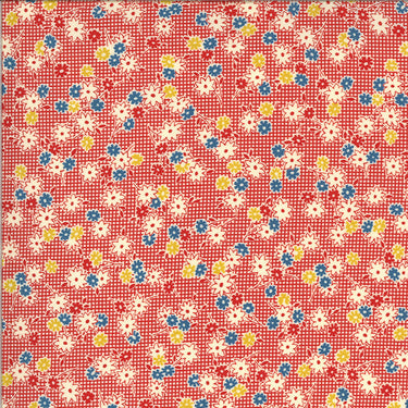 It's Elementary - Apron Floral Red