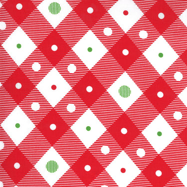 Merry And Bright - Plaid Poinsettia Red