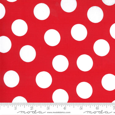 Merry And Bright - Giant Dot Poinsettia Red