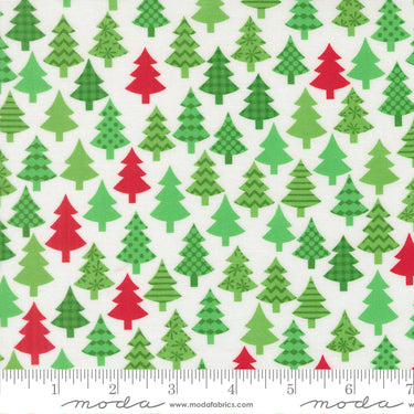 Snow Time - Christmas Trees Winter White - PRE-ORDER DUE JUNE