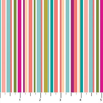 Forest Frolic - Barcode Stripe - 1 Cut FQ