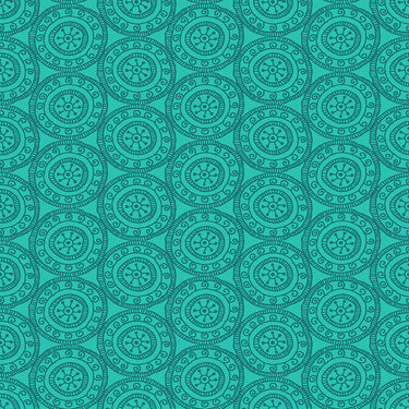 Henna - Medallion Teal