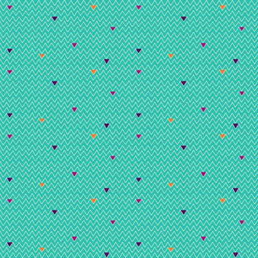 Henna - Zig Zag Teal