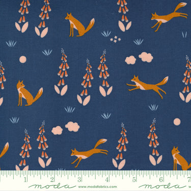 Meander - Foxes Navy - 28" Bolt End