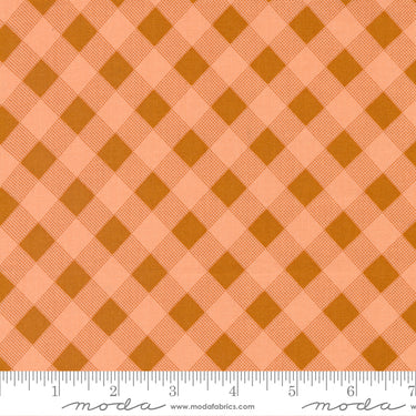 Meander - Picnic Check Peach