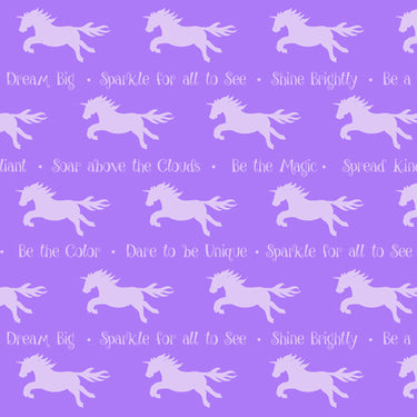 Party Like A Unicorn - Unicorn Silhouettes Dark Lilac