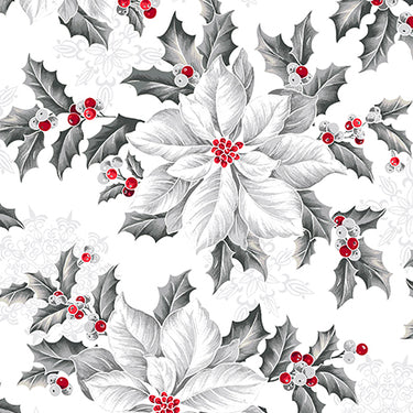 Pretty Poinsettias - Large Poinsettias White