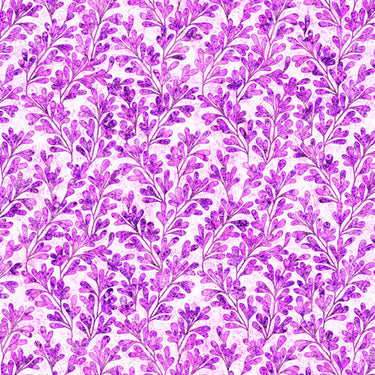 Kashmir - Leaves Magenta