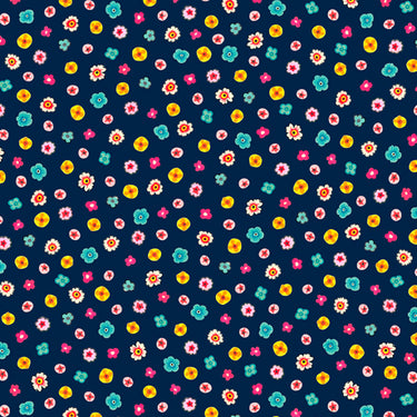 Evelyn - Tiny Floral Navy