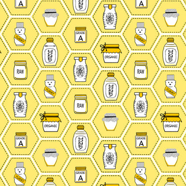 All The Buzz - Honey Jars Yellow