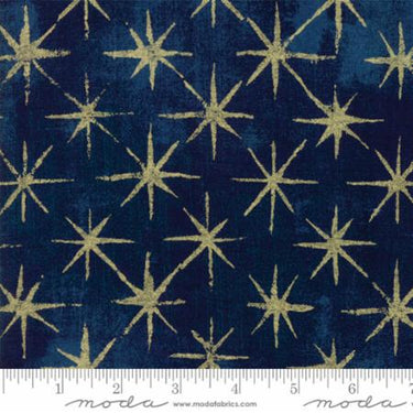 Grunge Seeing Stars Metallic Navy