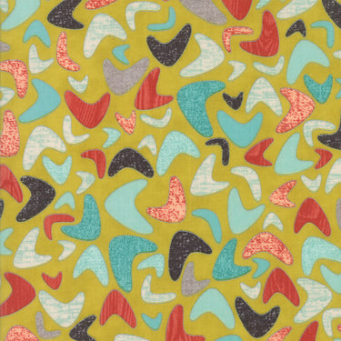 Ninja Cookies - Chartreuse Boomerang - 1 Cut FQ