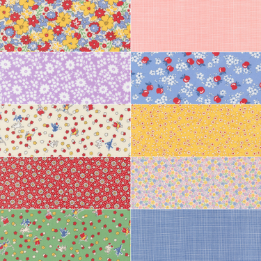 30's Playtime 2025 - *Bundle of 10 Fat Quarters with 1 Free (1)*