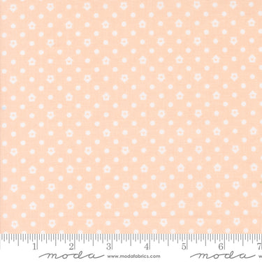 Cottage Charm - Dots Houses Whipped Peach