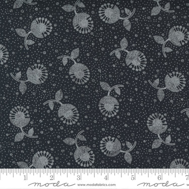 Whispers Metallic - Crazy Daisy Black Silver