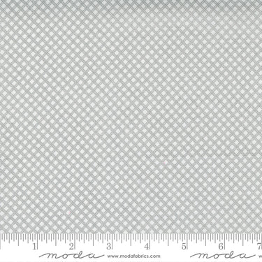 Whispers Metallic - Trellis White Silver