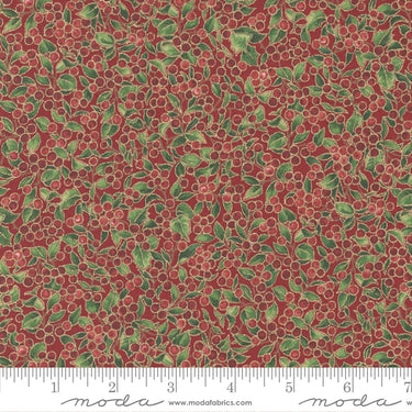 Merry Manor Metallic - Hollyberry Crimson