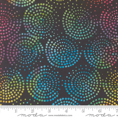 Echo Batiks - Rainbow Midnight Swirl