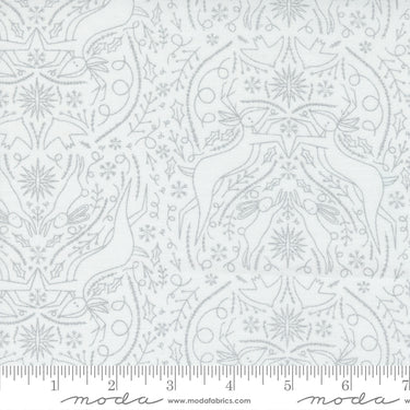 Merrymaking - Scandi Damask Eggnog Silverbells