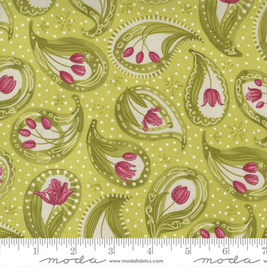 Tulip Tango - Tulip Paisley Chartreuse