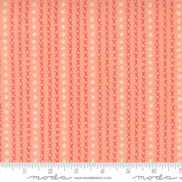 Dandi Duo - Cross Stitch Stripe Peach