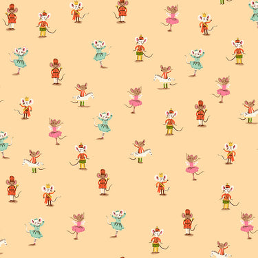 Studio Edit by Heather Ross - Nutcracker Mice Peach