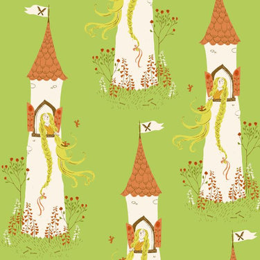 Heather Ross Favorites - Rapunzel Green