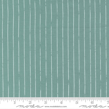 Love Note - Distressed Stripe Dusty Sky - 24" Bolt End