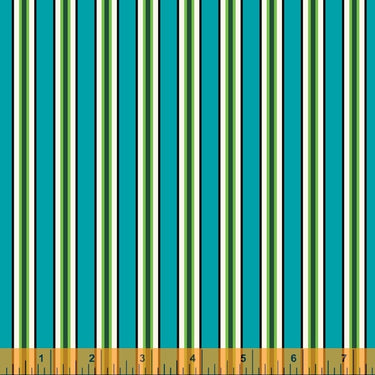 Five And Ten - Candy Stripe Cyan