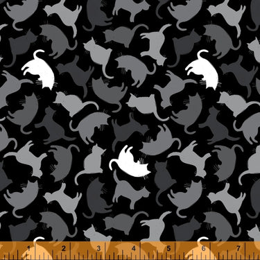 Mod Cat - Kitty Silhouettes Soft Black - 17" Bolt End