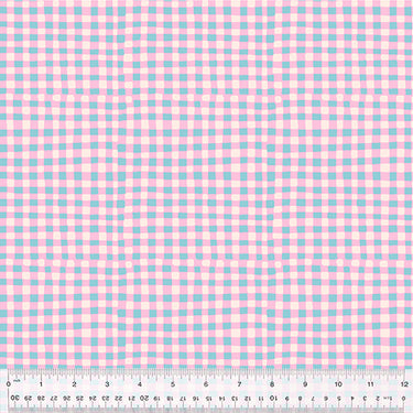 Country Mouse by Heather Ross - Checkers Lilac