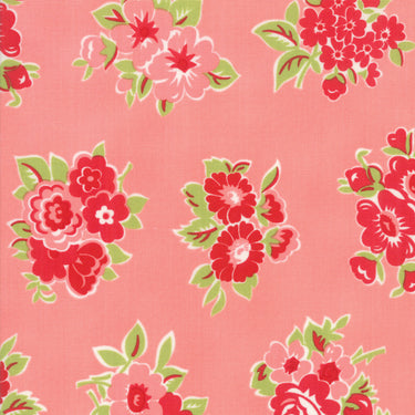 Little Snippets - Marmalade Floral Coral - 23" Bolt End