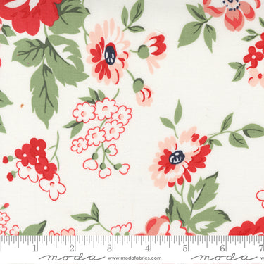 Dwell - Cottage Cream Red