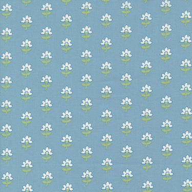 Shoreline - Coastal Floral Light Blue