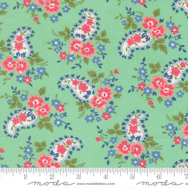 A Cat Named Stitch - Sweet Paisley Green - PRE-ORDER DUE MAY
