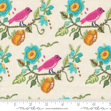 Vintage Soul - Bird Stitch Cloud - 1 Cut FQ