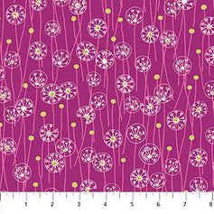 Mountain Meadow - Dandelion Heads Purple